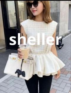 新品未使用　sheller シェリエ　サマーツイード　トップス 2025年最新】shellerの人気アイテム - メルカリ