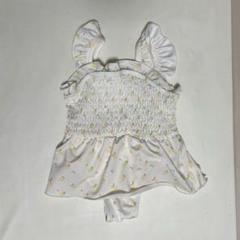 ILEAIYE フリル付きベビー水着 90サイズ