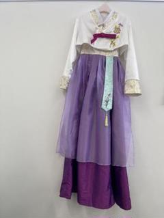 値下げ☆展示品チマチョゴリ女児用 チマチョゴリ単品cロリア(身長123～126cm 8号サイズ) 単品 夢