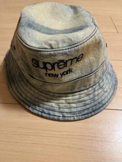 Supreme デニム バケットハット L/XL Supreme Classic Logo Crusher デニムバケットハット - メルカリ