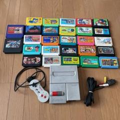 【ジャンク品】ニューファミコン本体 カセットセット