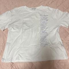 ZARA コントラストテキストTシャツのサムネイル