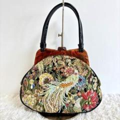美品 Think Bee! シンクビー がま口 ハンドバッグ ビーズ バラ Think Bee! - シンクビーがま口バックの通販 by まくら's shop