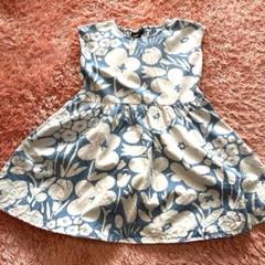 marimekko 花柄 ノースリーブワンピース 120