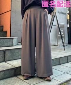 【最終価格】ジェナ エスパスメルヴェイユ トロミ2タックワイドパンツのサムネイル