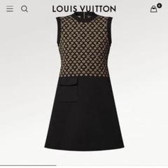 ★新同★ガーメント付★ワンピース★Louis vuitton★36★ルイヴィトン ☆新同☆ガーメント付☆ワンピース☆Louis vuitton☆36☆ルイ