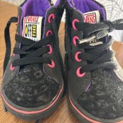 VANS レオパード柄 ハイカットシューズ　15センチ