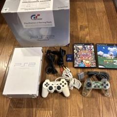PlayStation 2 本体とソフト2本のセットです。