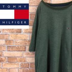 ☆トミーヒルフィガー☆ 半袖Tシャツ カットソー ビッグサイズ 古着