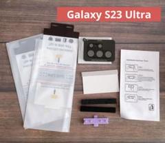 Galaxy S23 Ultra ガラスフィルム カメラフィル 4枚セット