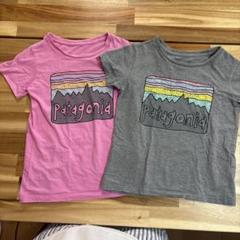 Patagonia Tシャツ 2枚セット（ピンク・グレー）5T