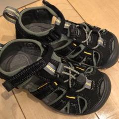 KEEN キッズサンダル ブラック　17センチ