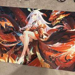 倶利伽羅天童 ハーフプレイマット 遊戯王 公式 WCQ REGIONAL 2023 倶利伽羅天童 プレイマット 北米