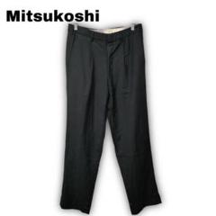 1898　三越伊勢丹　パンツ　スーツ　黒　夏　裾　長さ調整　スナップボタン