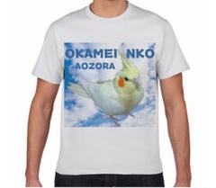 【新作・新品】青空オカメインコ・半袖Tシャツ♪男女兼用Mサイズ♪