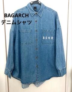 BAGARCH ニットデニムジャケットAK-69 BGHB BAGARCH (バガーチ) KNIT COMBI DENIM JKT / ニットコンビデニム