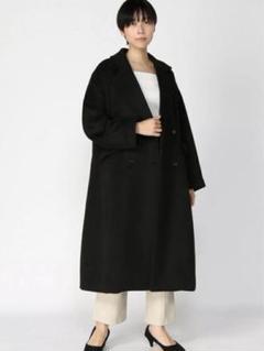 【HARE】レディース　黒 ダブルブレスト チェスターコート 楽天市場】【SALE／50%OFF】(M)W/ダブルブレストコート HARE