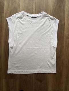 ZARA ノースリーブ シャツ ホワイトのサムネイル