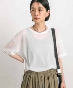 RIVE DROITE 未開封　レディース　トップス　Tシャツ RIVE DROITE tシャツ 「全骨格着やせ」2wayテレコTシャツ