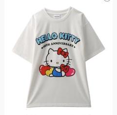 匿名配送❣️サンリオ キティ 50周年 Tシャツ レディース