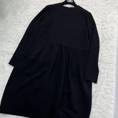【美品】YOKO CHAN ウエスト切替デザイン ワンピース オーバーシルエット