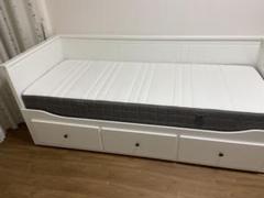 【送料込み】値下げ　HEMNES ヘムネス　デイベッドフレーム　イケア　ホワイト 送料込み】値下げ HEMNES ヘムネス デイベッドフレーム イケア