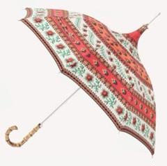 【最終価格】Vivienne Westwood 花柄 日傘 晴雨兼用 長傘 赤 最終価格】Vivienne Westwood 花柄 日傘 晴雨兼用 長傘 赤