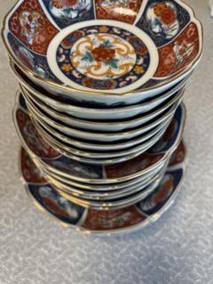 松*樹様 古伊万里　膾皿　金彩赤絵　15枚セット 松*樹様 古伊万里 膾皿 金彩赤絵 15枚セット - メルカリ