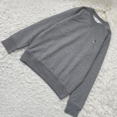 MAISON KITSUNE ワンポイントスウェット グレー M キツネ