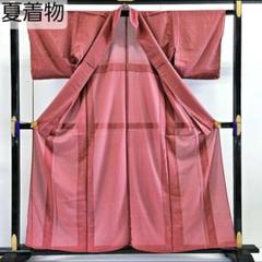 絽織 夏着物 正絹 色無地 紋なし 着物U-6041 - メルカリ