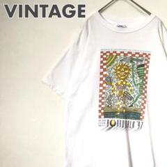 2380 90s BOARDWALK グラフィック　ビッグロゴ　Tシャツ　白
