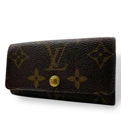 LOUIS VUITTON ルイヴィトン　モノグラム　キーケース　4連　ブラウン