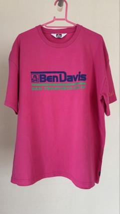 BEN DAVIS プリントTシャツピンク