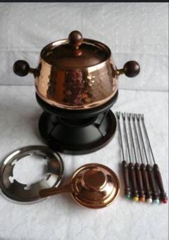 【USED美品】COPPER100 銅 鍋　両手鍋　20cm 新光金属 銅IHアンティック 両手鍋 IH-102 20cm 3111000（取寄品