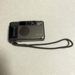 【美品】【一部不具合】CONTAX T2チタンシルバー【データバック、皮ケース】 CONTAX ジャンク品｜コンタックス T2 チタンシルバー CA01-T1325