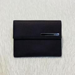 今週特別値下げ　美品　PRADA プラダ　二つ折り　財布　黒　茶色　ナイロン
