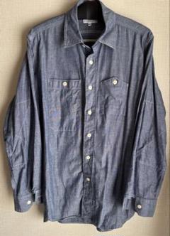 【希少品】ENGINEERED GARMENT 柄シャツ　ネイビー　M 総柄 Yahoo!オークション -「総柄シャツ」(エンジニアド ガーメンツ