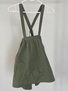 GU サスペンダーツキカラーチノスカート　120cm