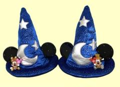 ☆ディズニー30周年☆ ファンタジア ミッキー 光る帽子×2 光る