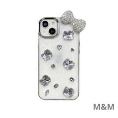 iPhone ケース かわいい 映え 韓国 キラキラ リボン iPhone13