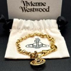 美品✨Vivienne Westwood タイニーオーブ ブレスレット ゴールド