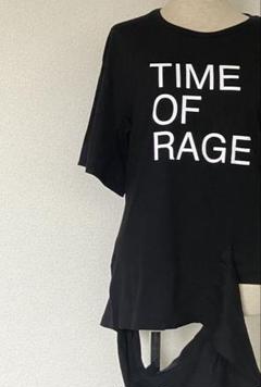 アンダーカバー TIME OF RAGE アシンメトリーTシャツ GODOG期 アンダーカバー TIME OF RAGE アシンメトリーTシャツ GODOG期