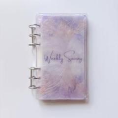 ✨milk⭐ ✨A6 アクリルレジンバインダー　リング付き　4点 ✨milk⭐ 様専用✨A6 アクリルレジンバインダー リング付き 4点