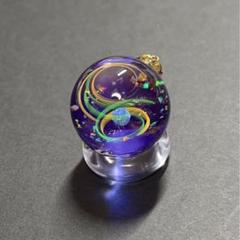 No.３０ 宇宙玉レジン　キーホルダー