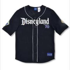 ☆Disneyland限定☆ミッキー アメリカーナ ベースボールシャツ ☆Disneyland限定☆男女兼用 70周年 ロゴベースボールシャツ