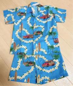 アロハ柄 半ズボン 半袖 シャツ セットアップ 海外