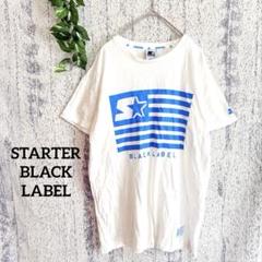【STARTER BLACK LABEL】 プリント半袖Tシャツ (M)
