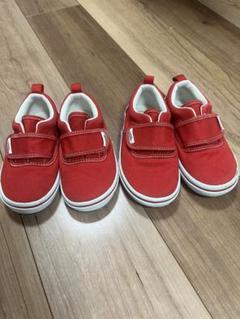 VANS スリッポン 赤 17センチ、18センチ