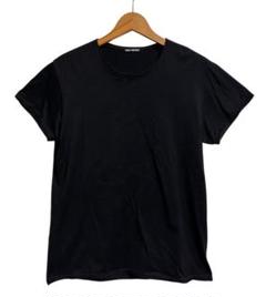 Me Issei Miyake ダークグレー リブ編み 半袖Tシャツ