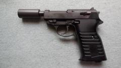 マルゼン　ワルサーP38デタッチャブル専用　ショート サイレンサー　オリジナル品 マルゼン ガスガン P38 Detachable デタッチャブル 【18歳以上